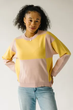 The Warrenton Color Block Sweater in Multi