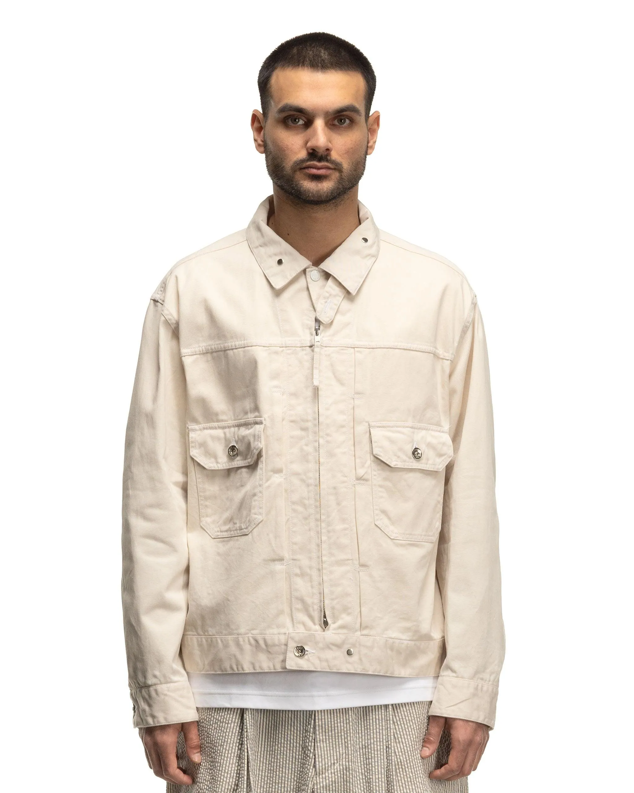 Trucker Jacket Chino Twill Natural