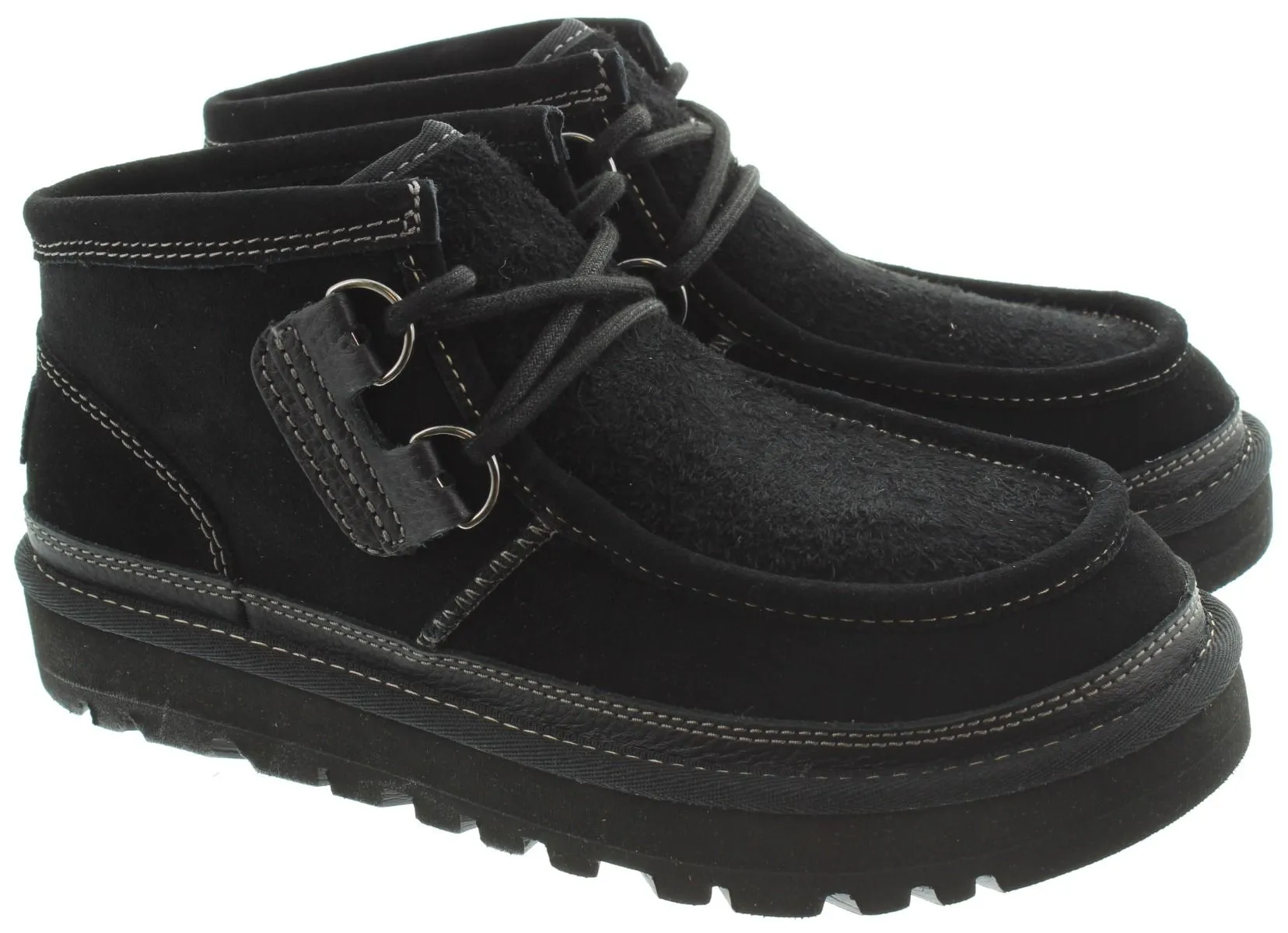 UGG Mens Haydon Moccasin Boots In Black