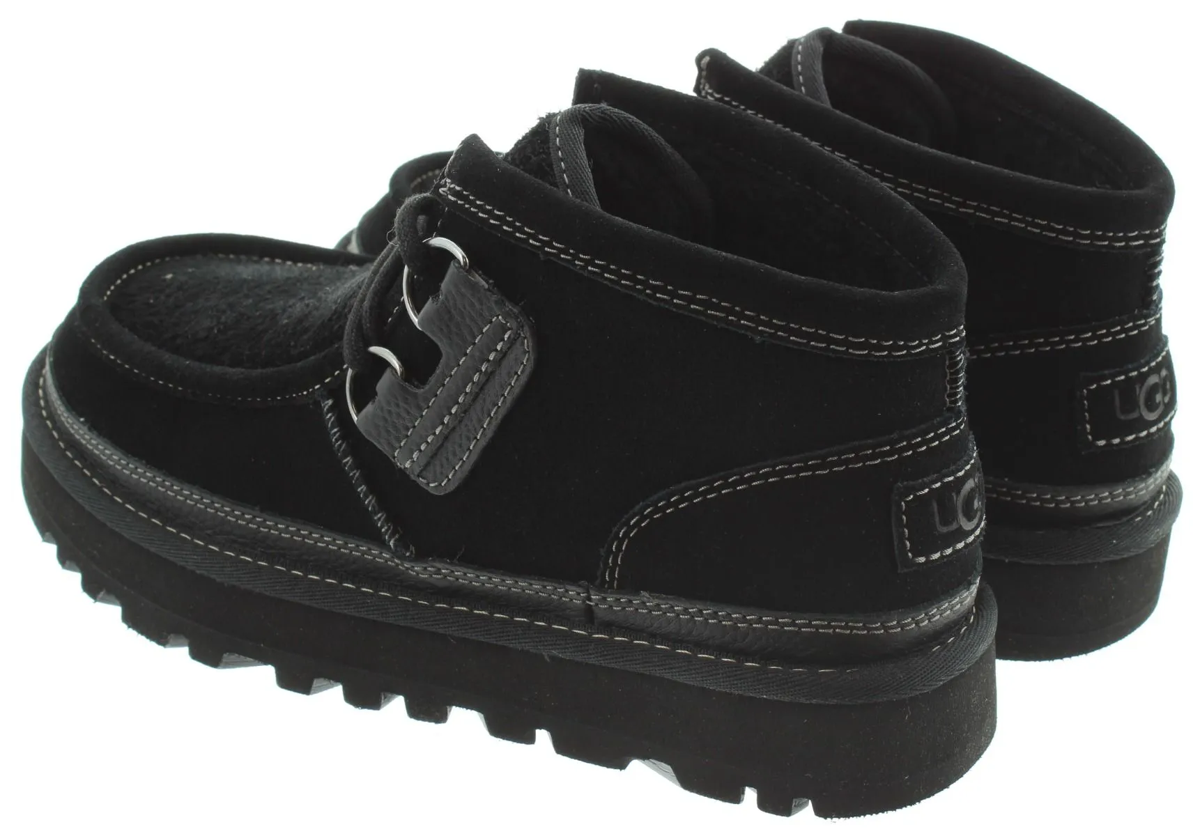 UGG Mens Haydon Moccasin Boots In Black