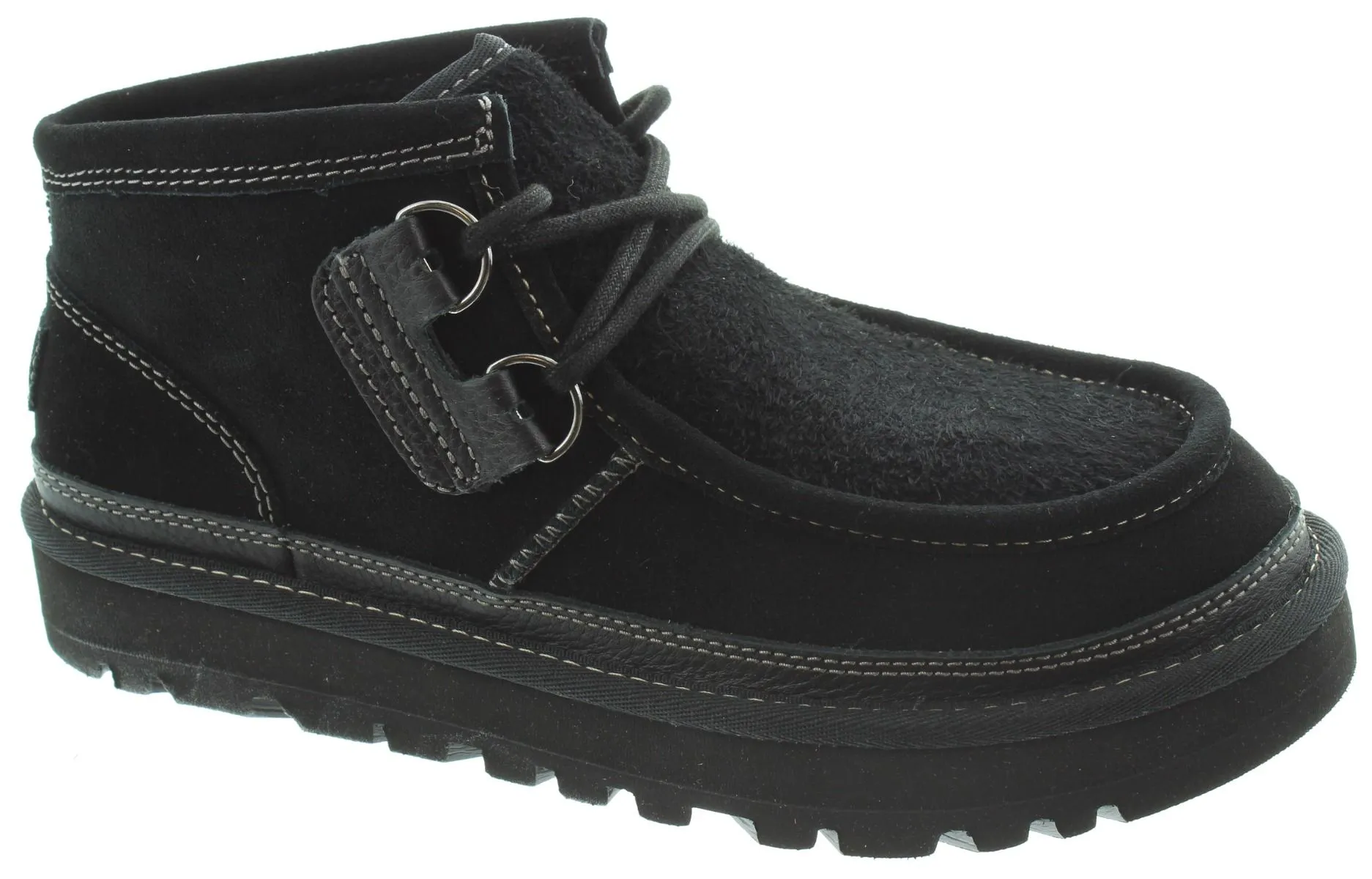 UGG Mens Haydon Moccasin Boots In Black