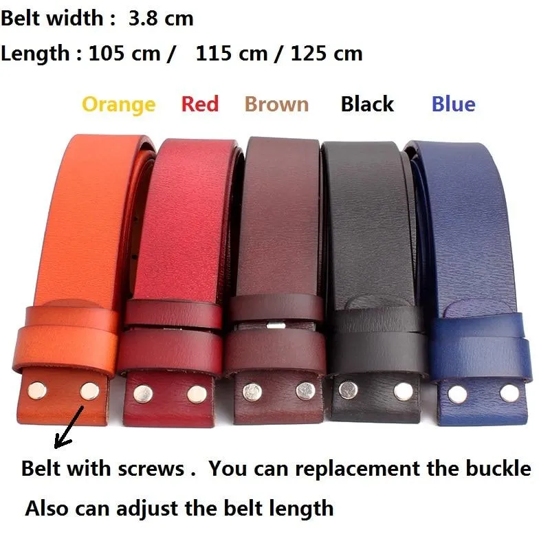 Unisex Novelty Horse Racing Equestrian Sport Riding Cow Metal Buckle Belt