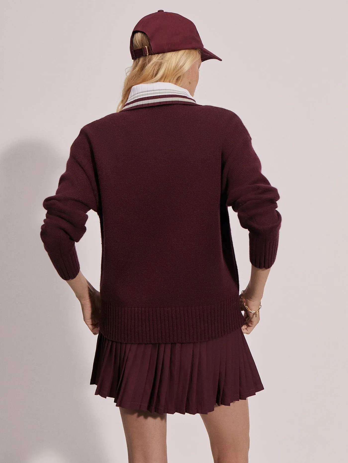 Varley Edie Namesake Knit in Port