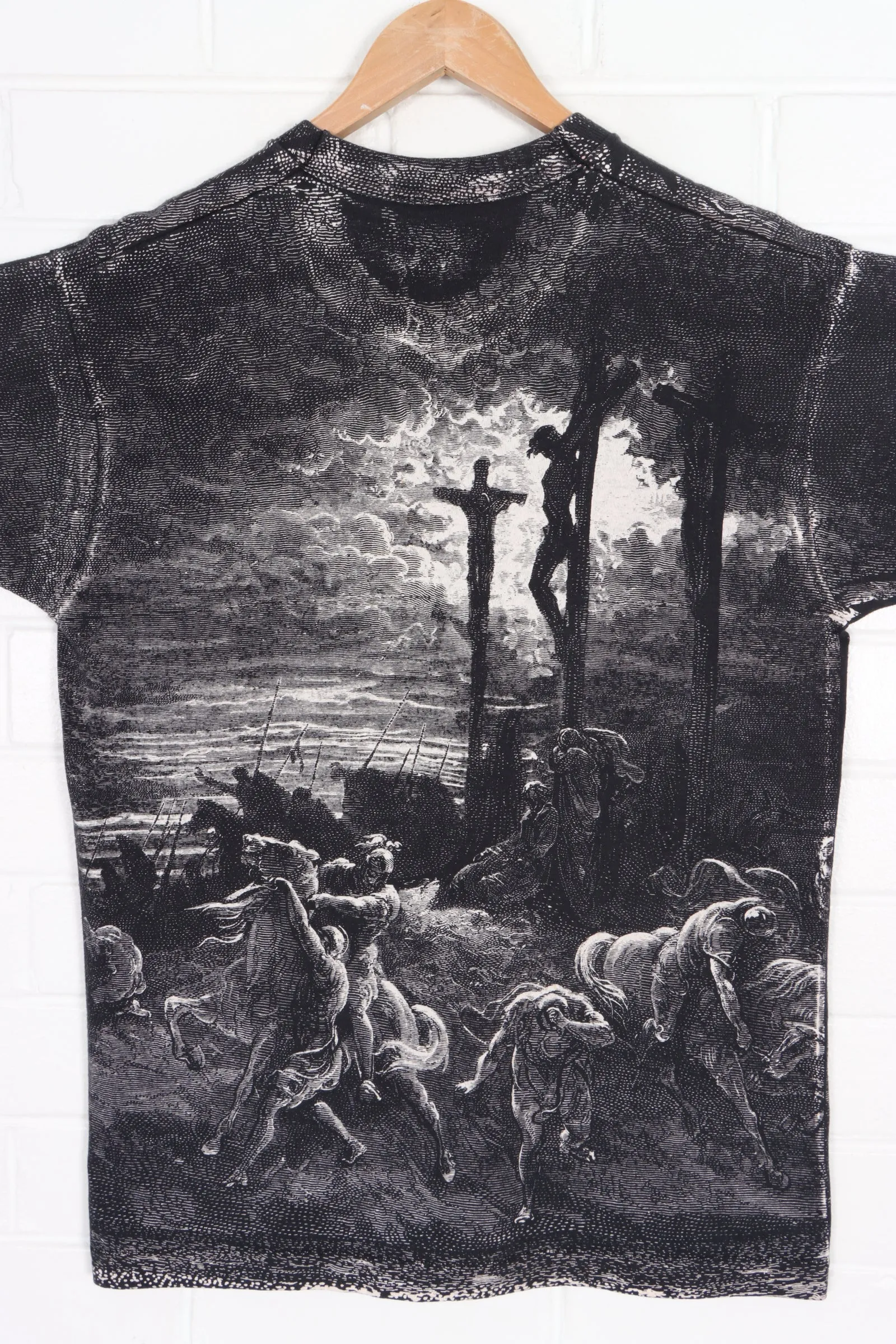 Vintage Jesus Gustave Dore Crucifixion Single Stitch T-Shirt USA Made (M-L)