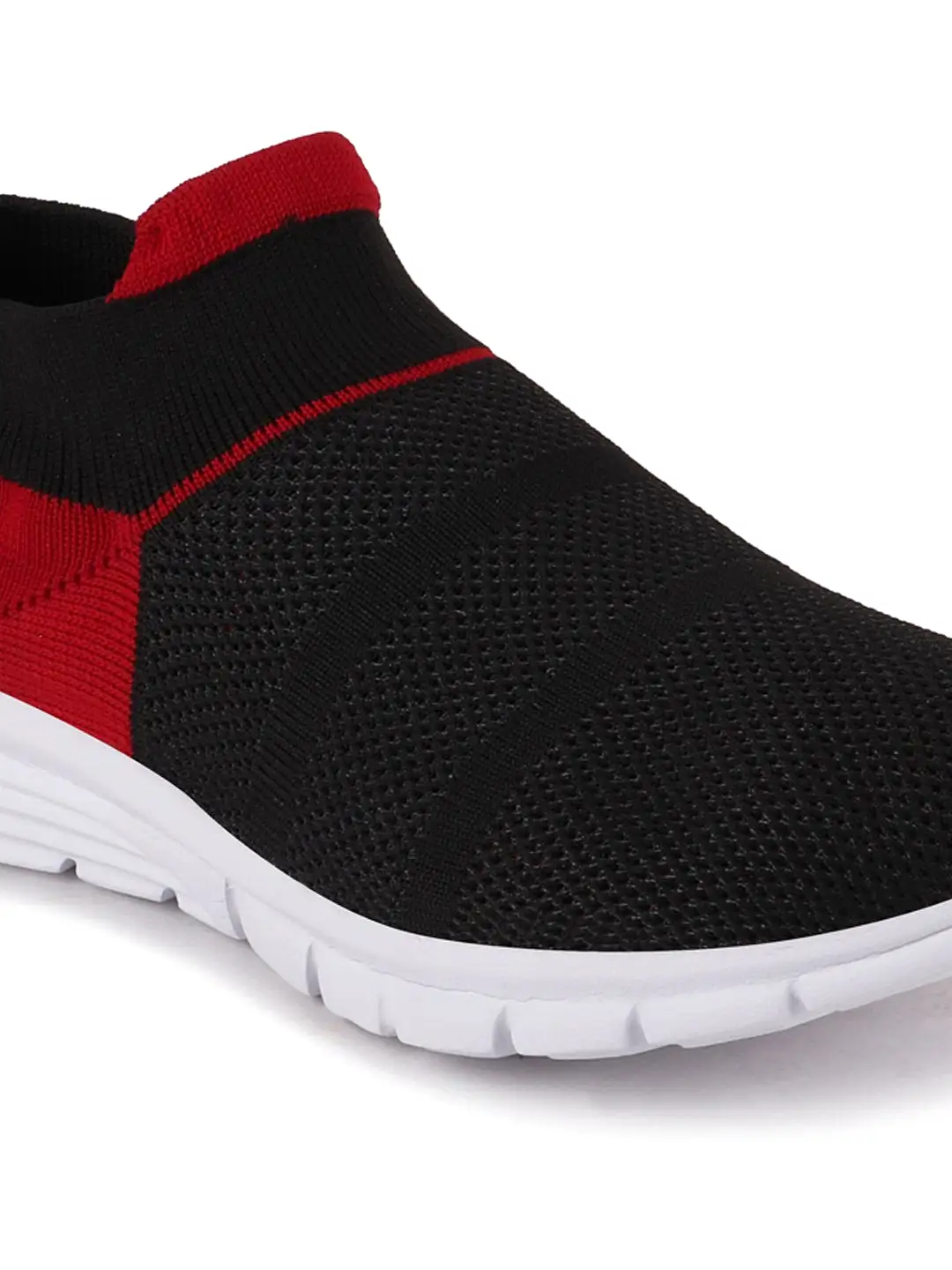 Women Black Sports Slip-On Outdoor Walking Shoes