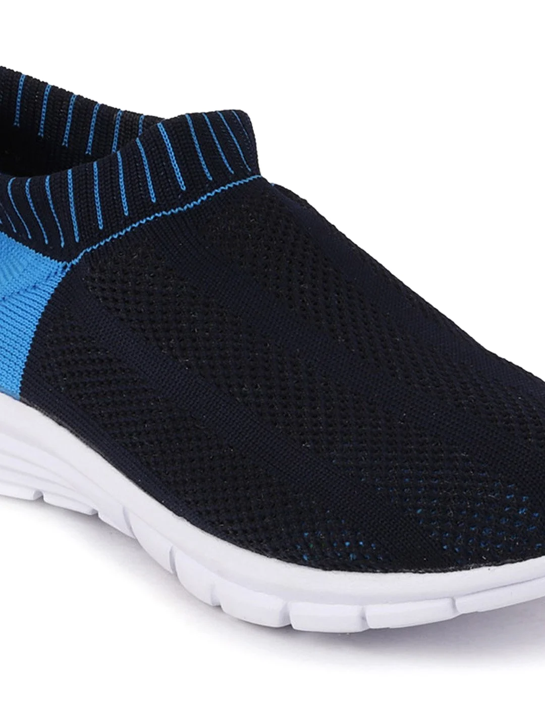 Women Blue Sports Slip-On Walking Shoes