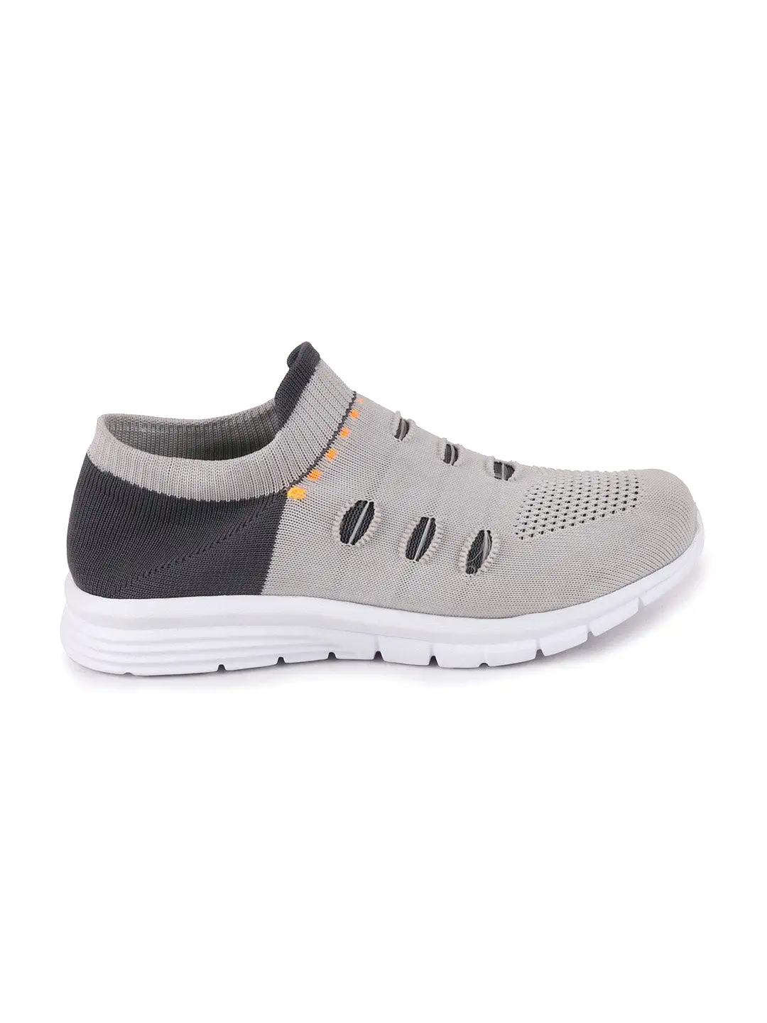 Women Grey Sports Slip-On Walking Shoes