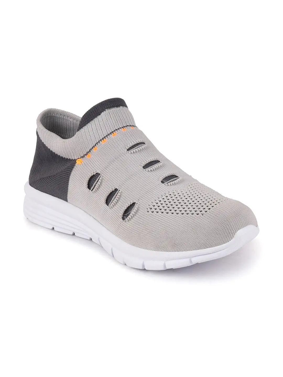 Women Grey Sports Slip-On Walking Shoes