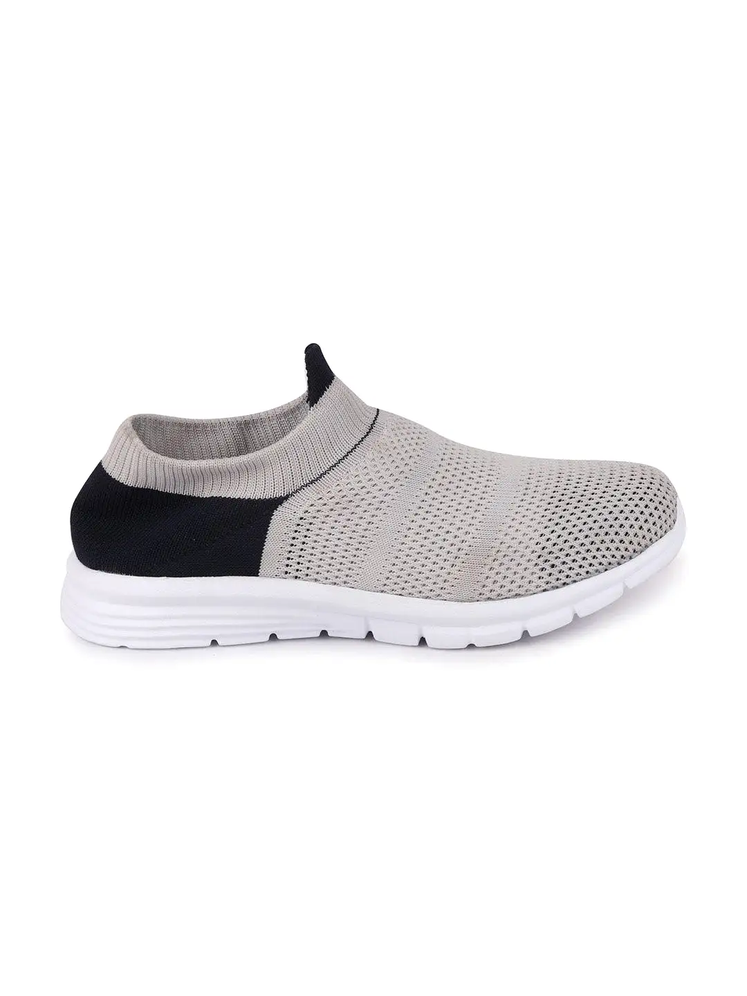 Women Grey Sports Slip-On Walking Shoes