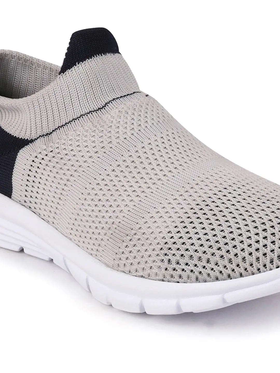 Women Grey Sports Slip-On Walking Shoes