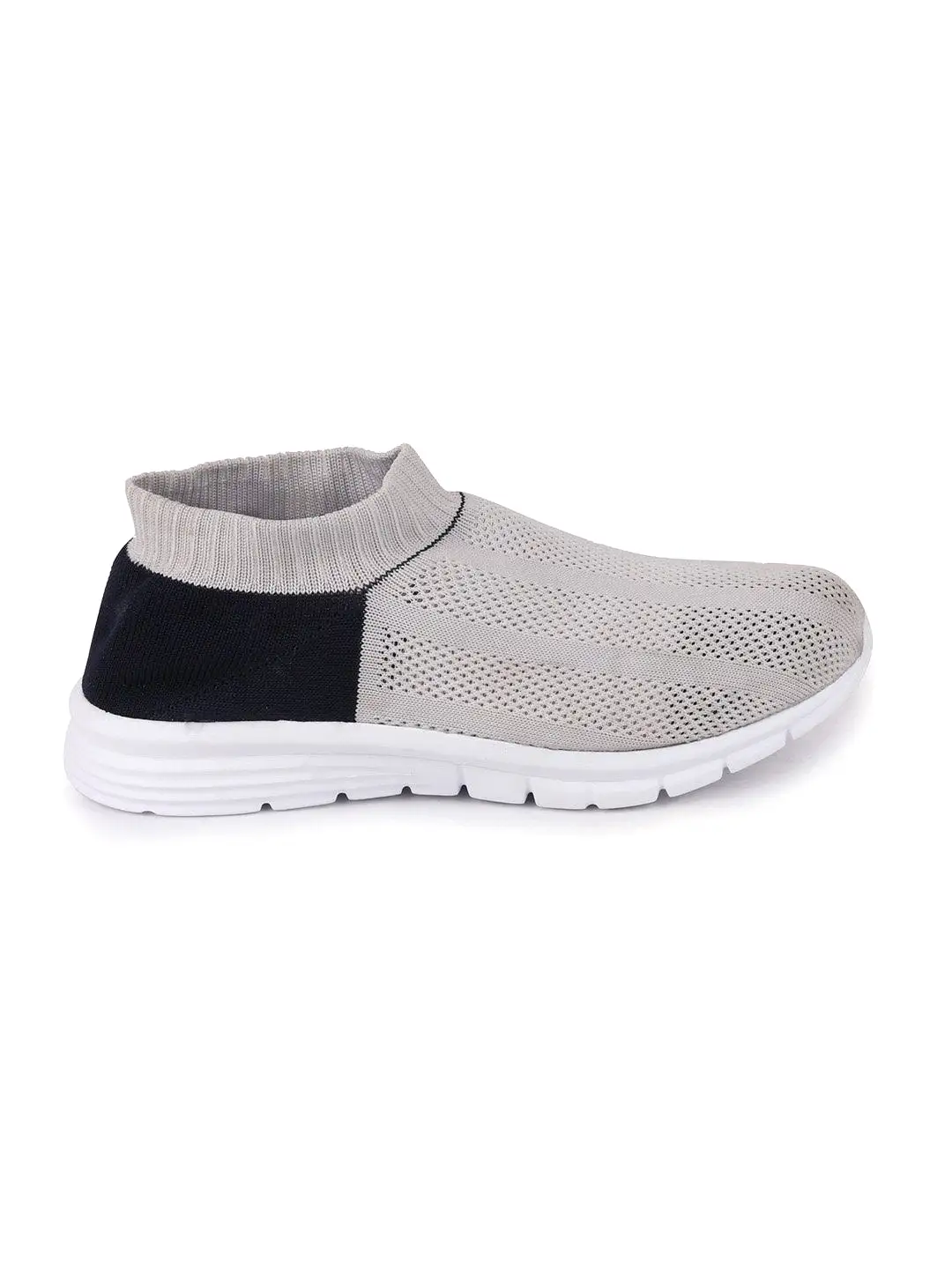 Women Grey Sports Slip-On Walking Shoes