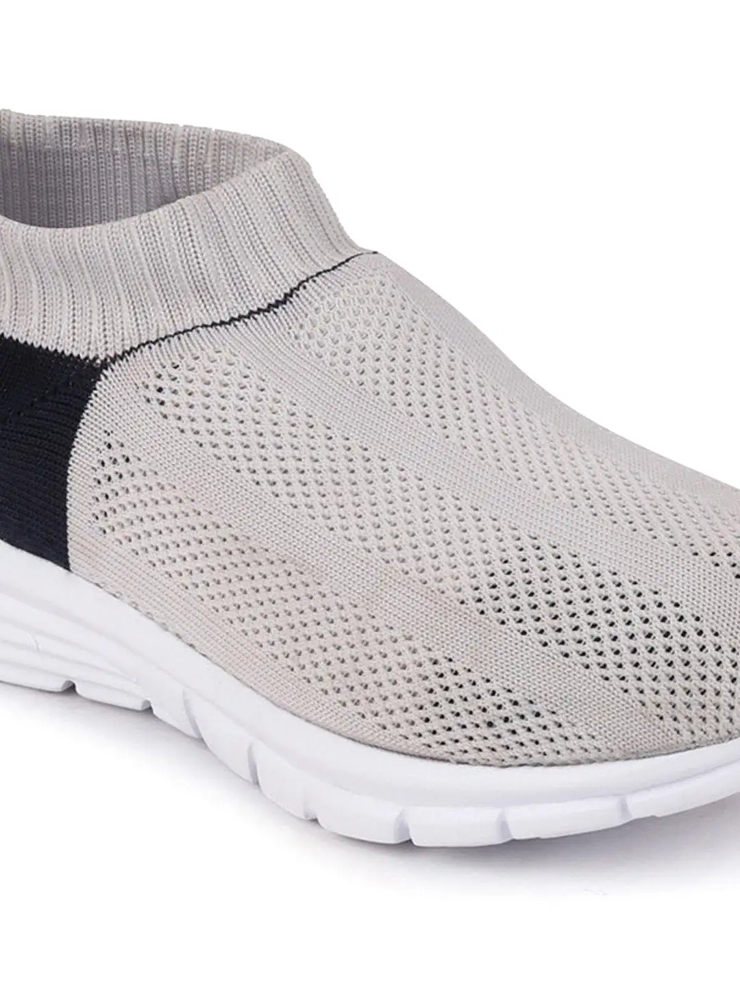 Women Grey Sports Slip-On Walking Shoes