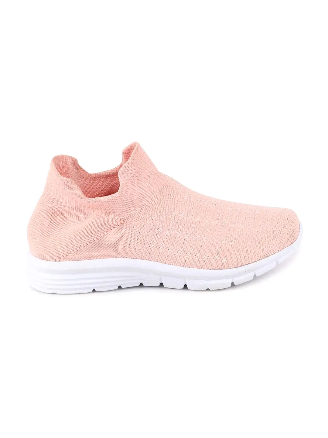 Women Pink Sports Slip-On Walking Shoes