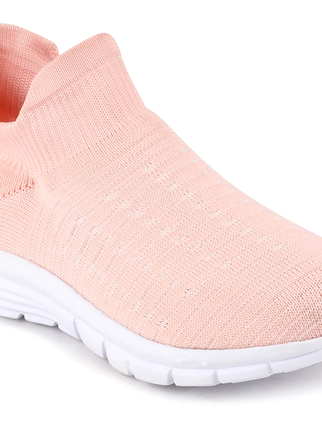 Women Pink Sports Slip-On Walking Shoes