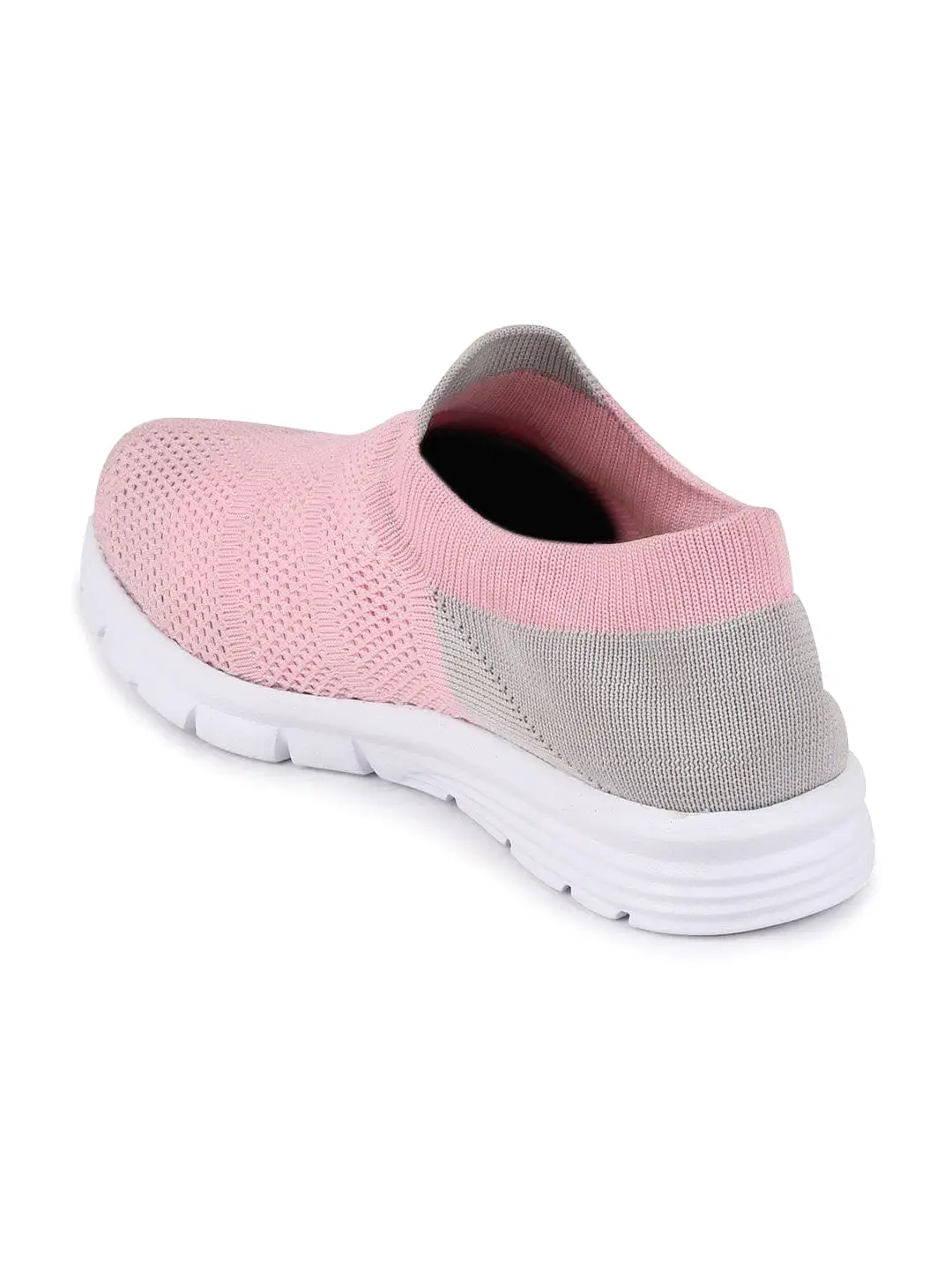 Women Pink Sports Slip-On Walking Shoes