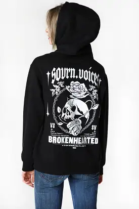 Womens Sovrn Voices Brokehearted Graphic Hoodie