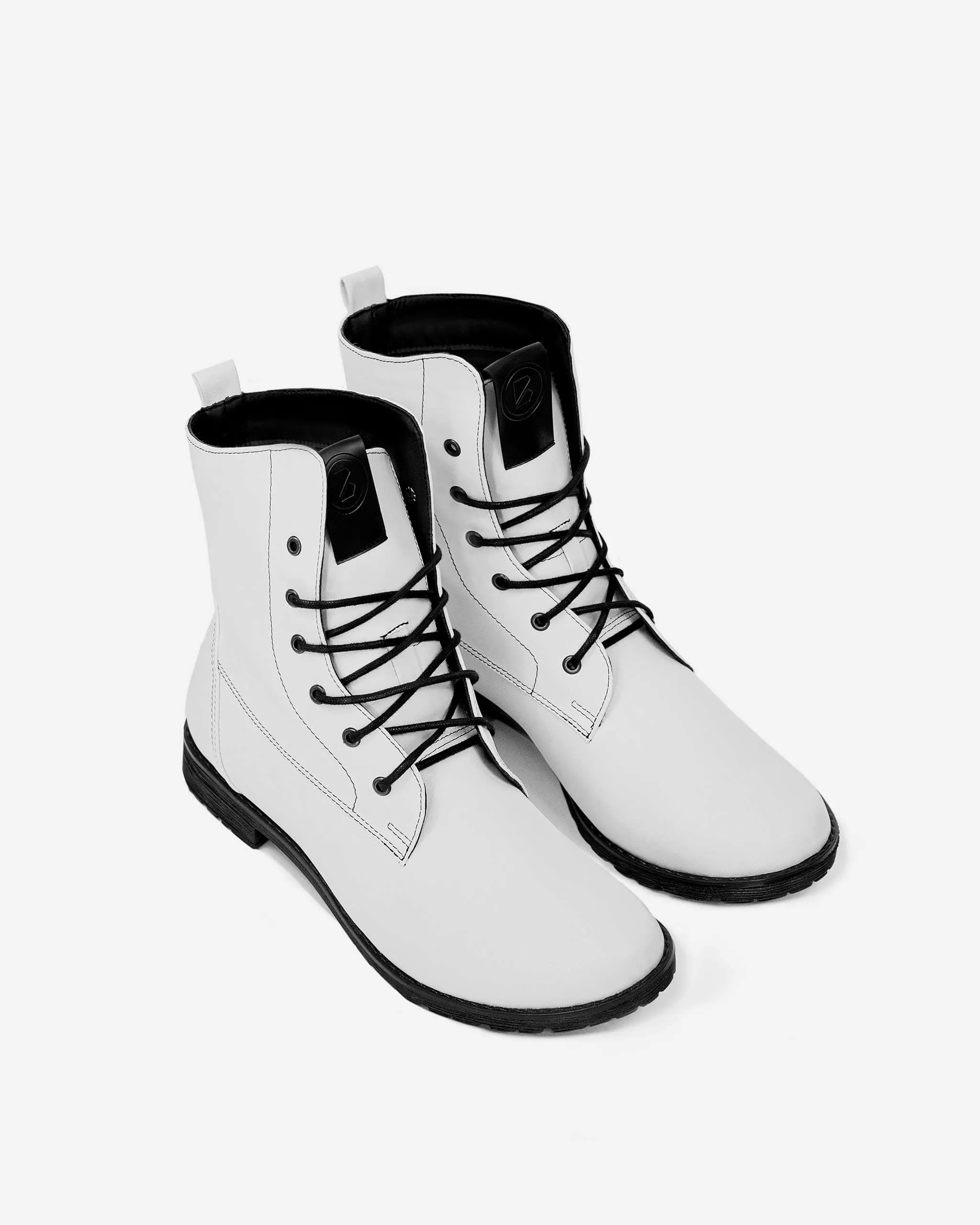 Workers No. 2 Desserto Cactus Vegan Leather Boots | White