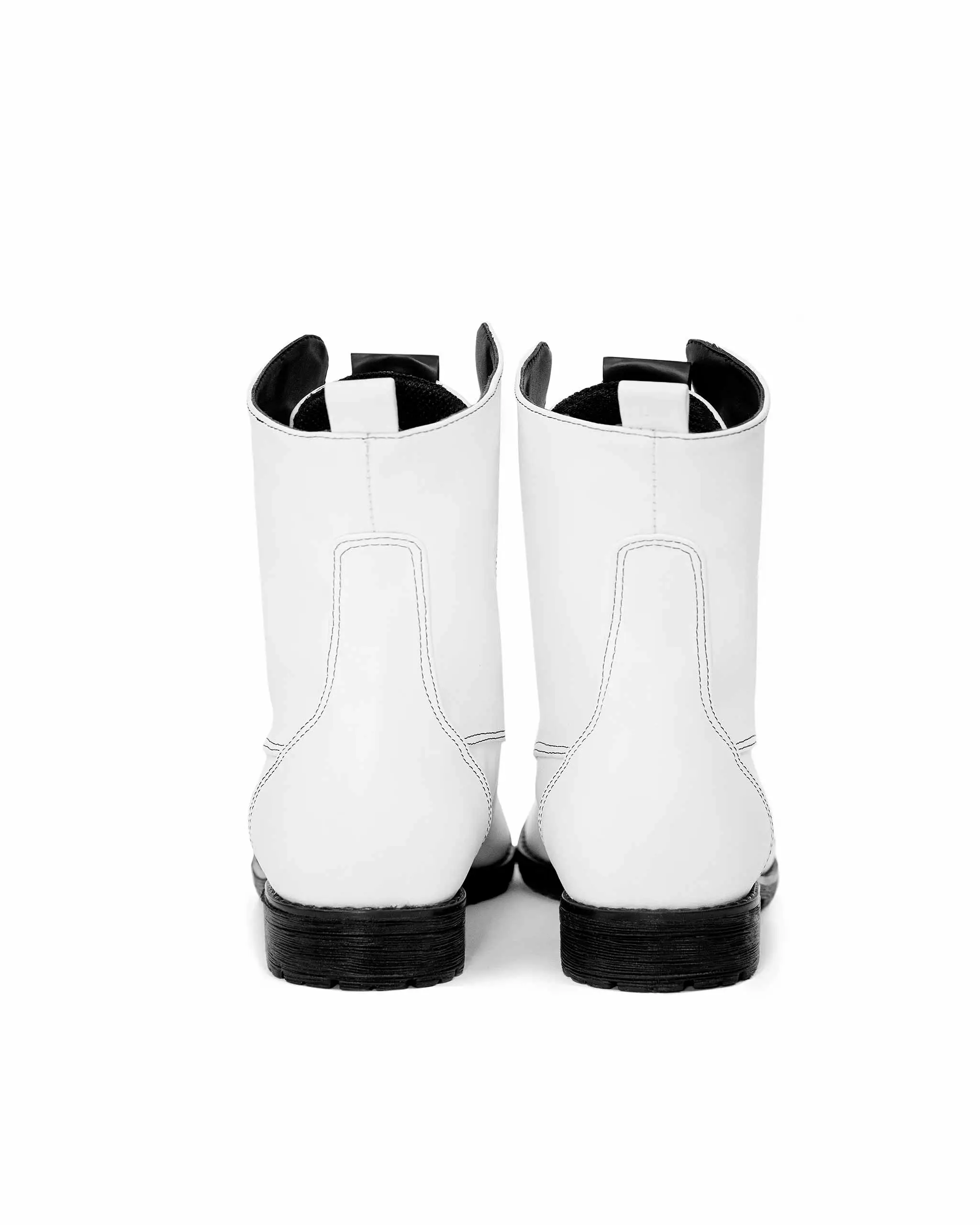 Workers No. 2 Desserto Cactus Vegan Leather Boots | White