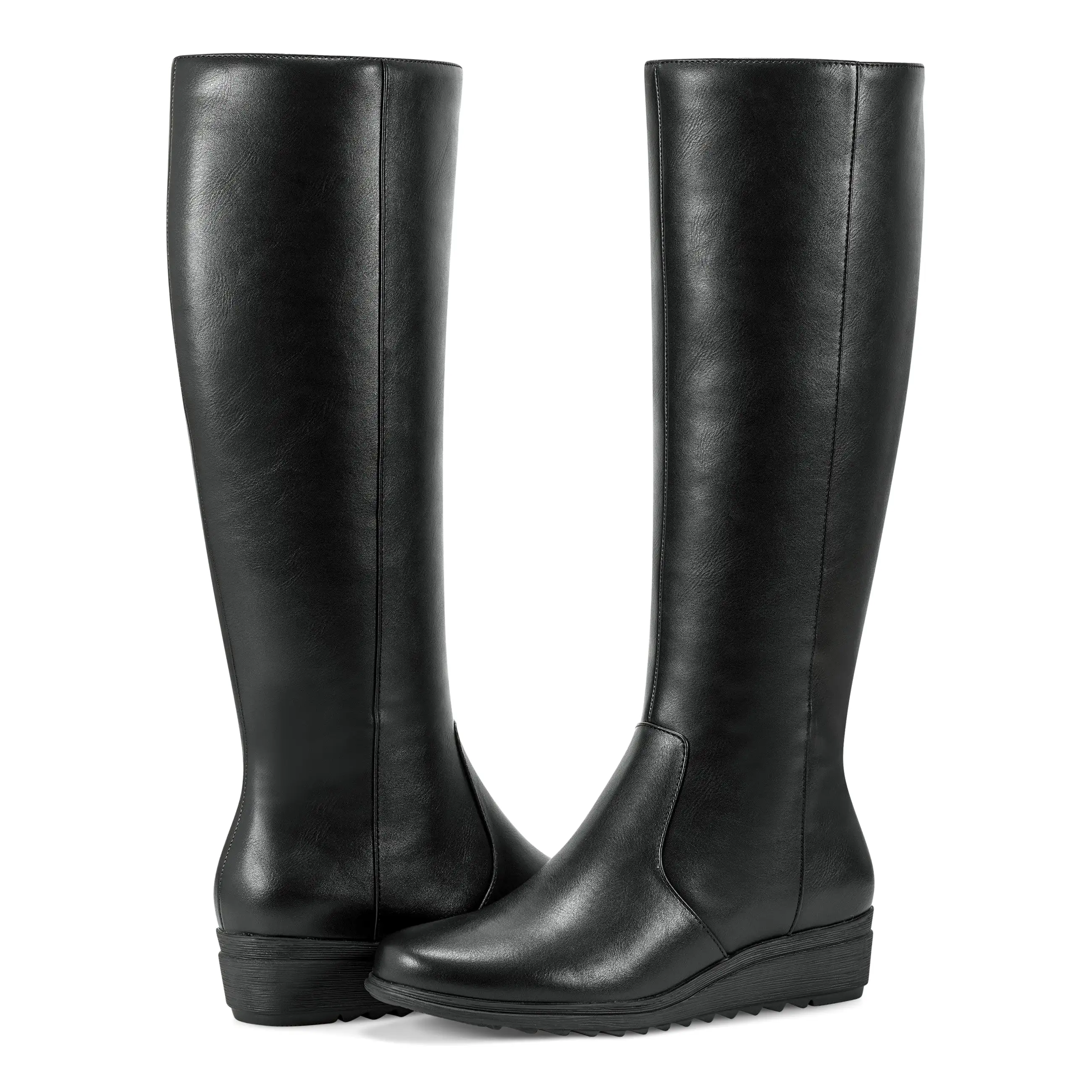 Yumi Casual Tall Wedge Boots